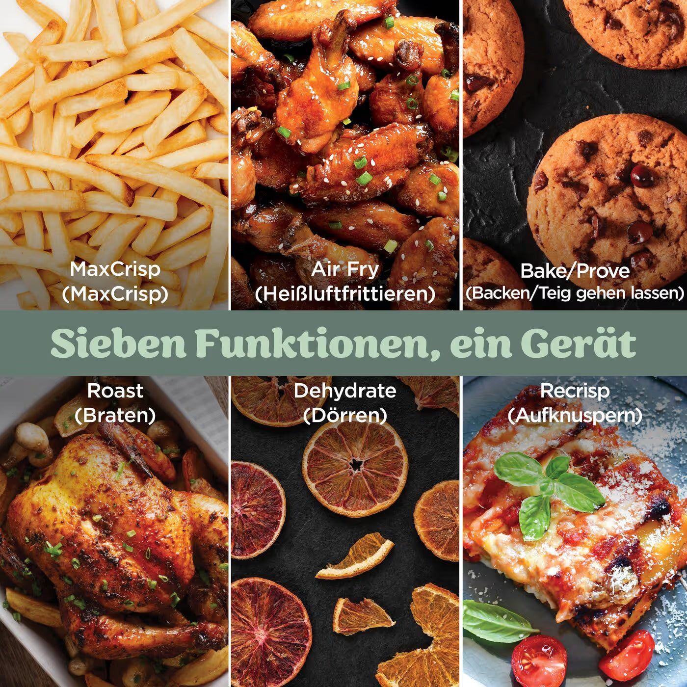 Ninja CRISPi PRO 7-in-1 Glas-Air-Fryer - Family Set