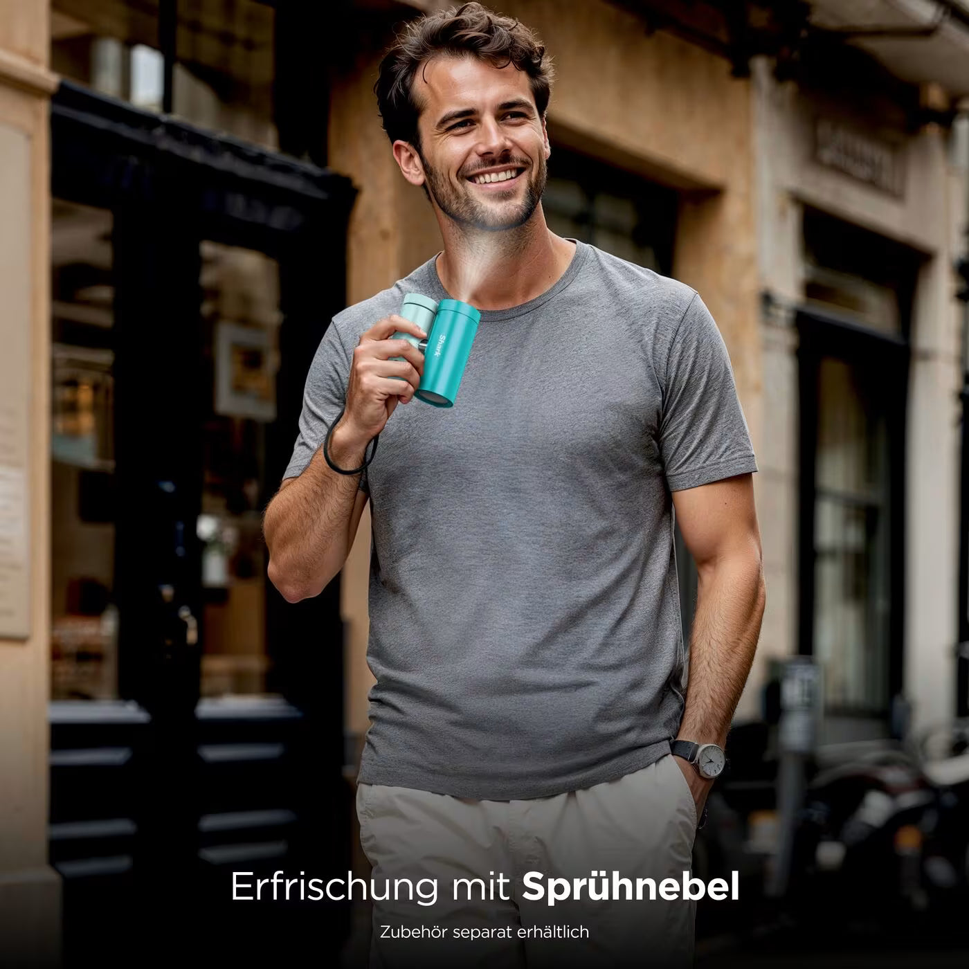 Shark ChillPill 3-in-1 Ventilator mit Sprühnebel – Hellblau