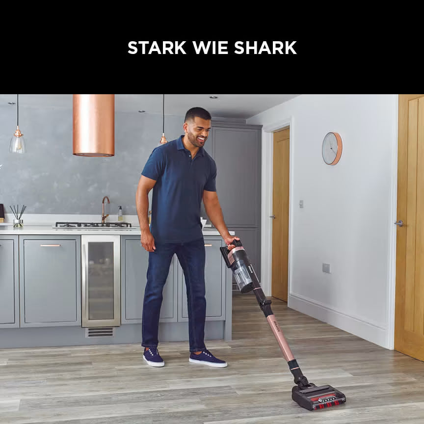Shark Stratos Akku-Staubsauger mit selbstreinigender Bürstenrolle, Clean Sense iQ und Flexology