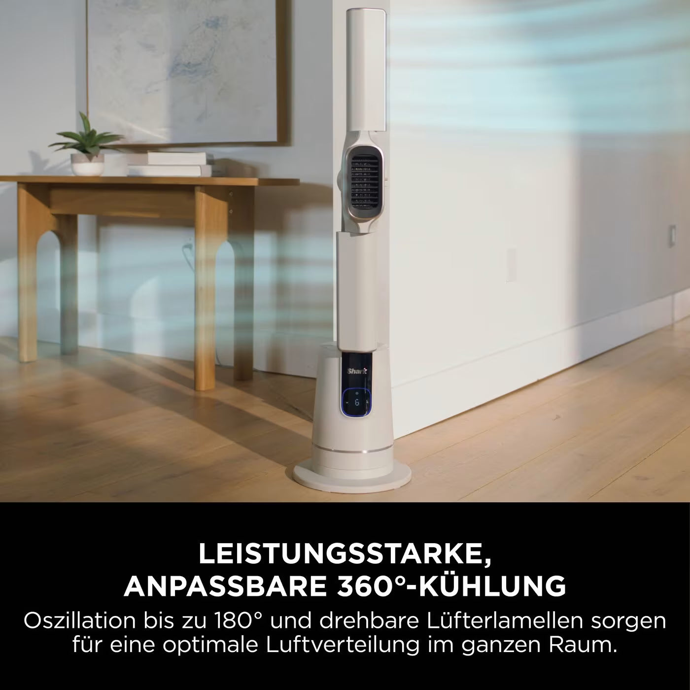 Shark TurboBlade Ventilator - Kühlen + Heizen