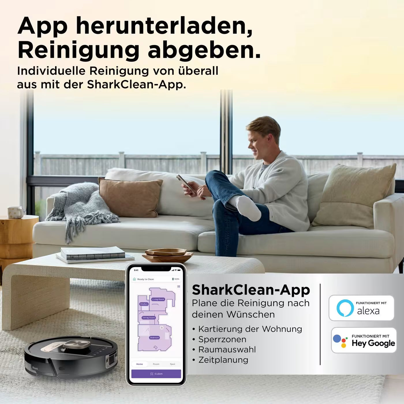 Shark ThermaCharged PowerDetect Nass- und Trocken-Saugroboter