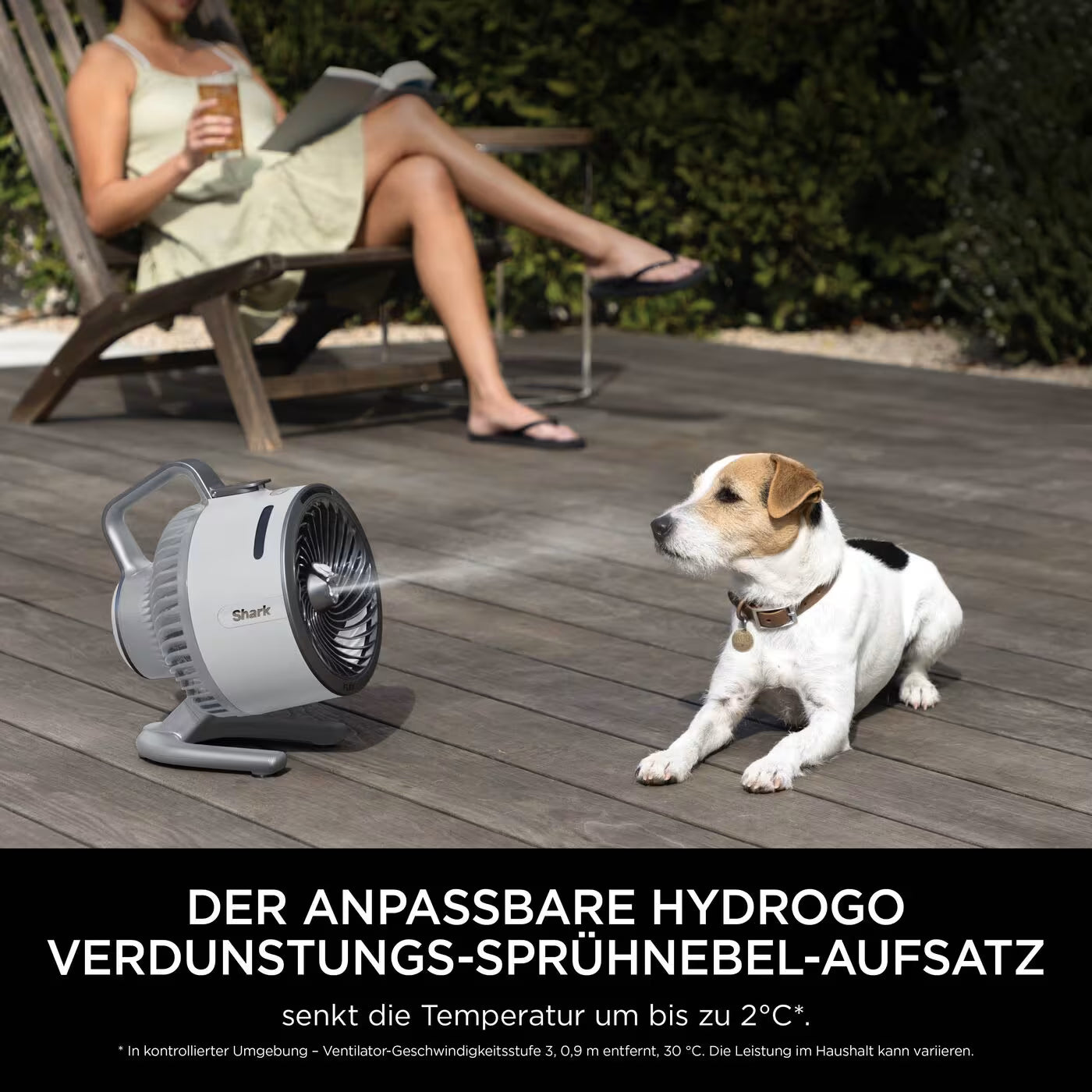 Shark Flex Breeze HydroGo Ventilator mit Sprühnebel