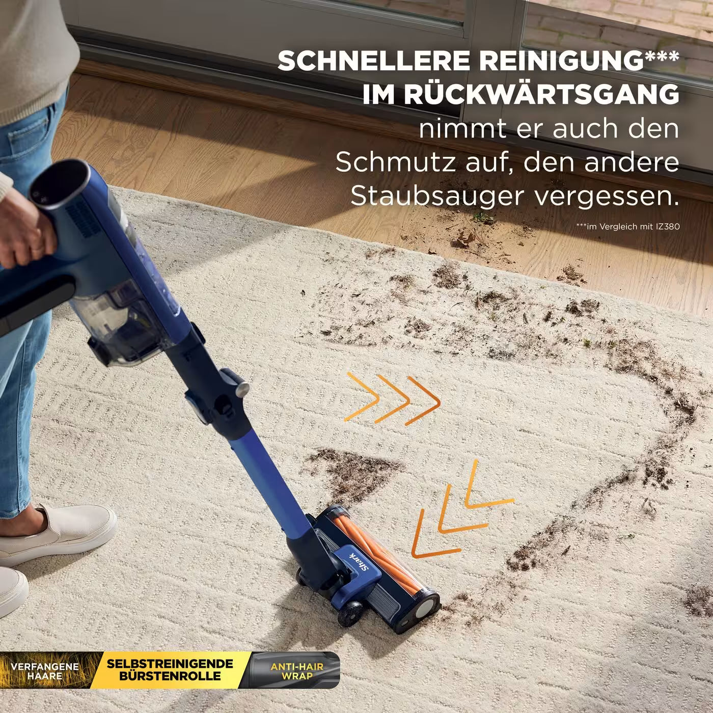 Shark PowerDetect Speed Pet Pro Clean & Empty Akku-Staubsauger