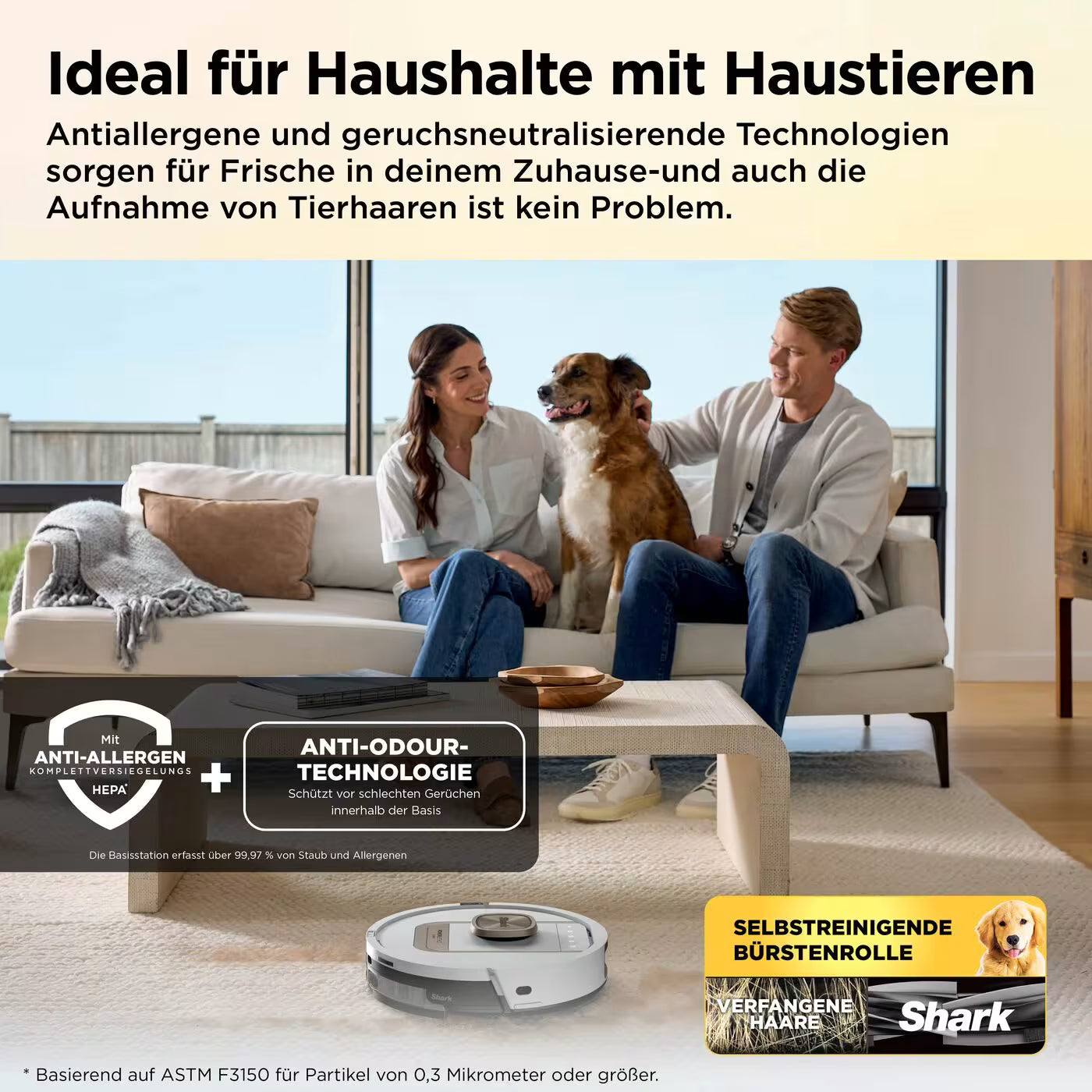Shark ThermaCharged PowerDetect Nass- und Trocken-Saugroboter
