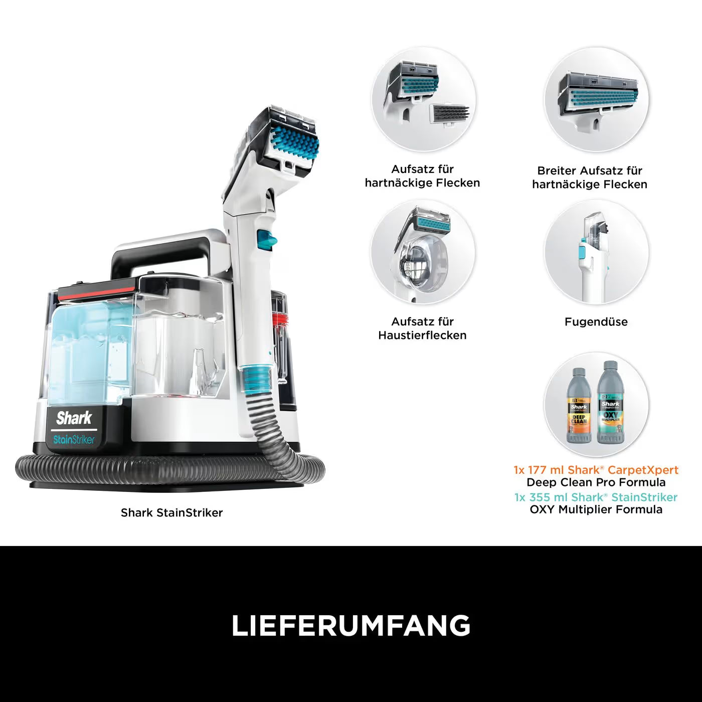 Shark StainStriker Flecken- und Polsterreiniger PX200EUT