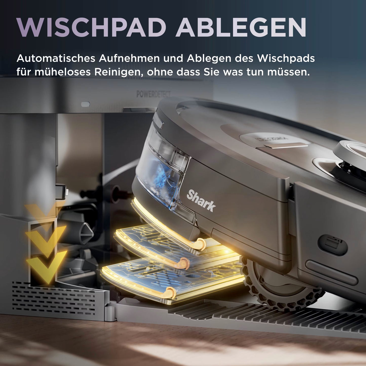 Shark PowerDetect NeverTouch 2-in-1 Saug- und Wischroboter