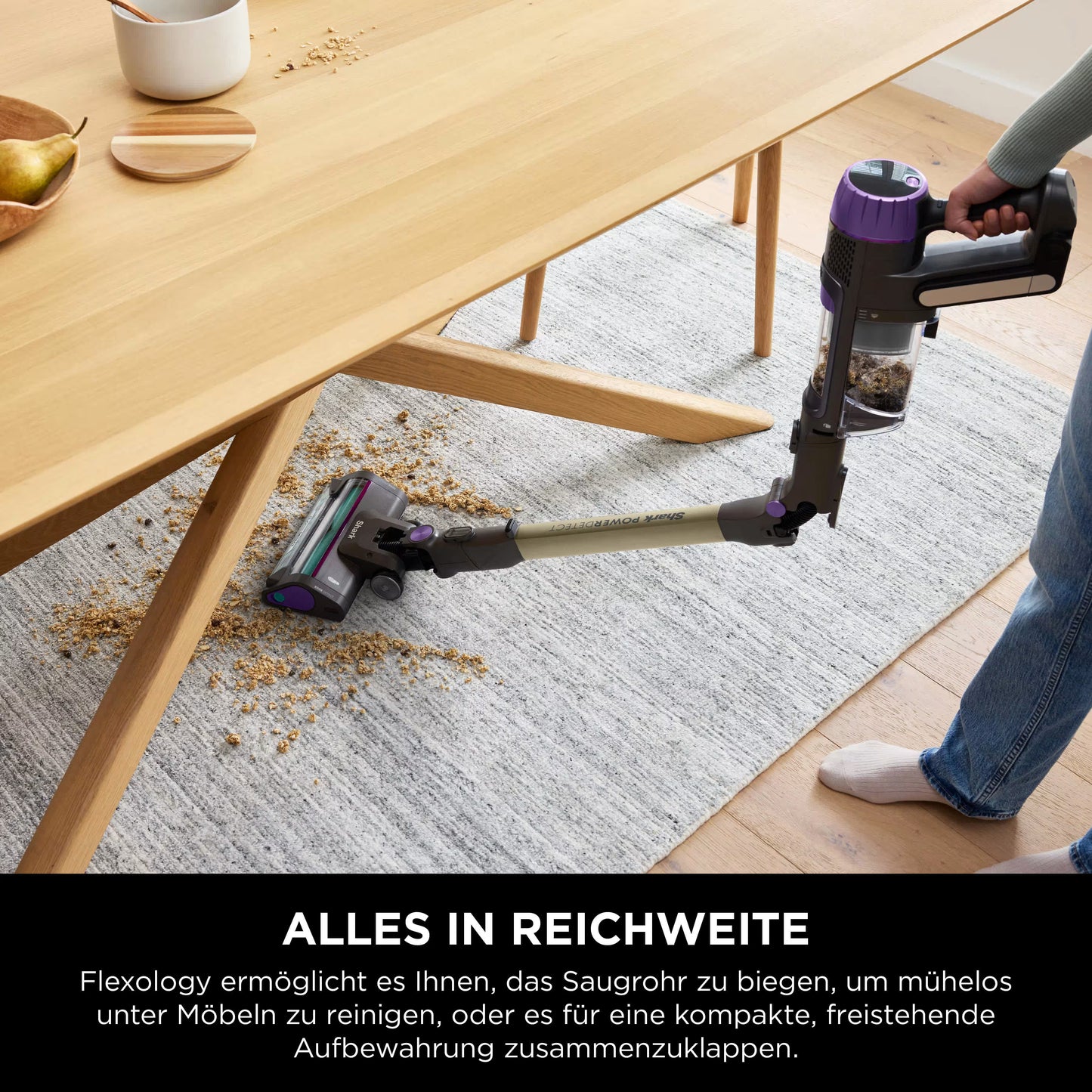 Shark PowerDetect Clean & Empty Akku-Staubsauger für Tierhaare