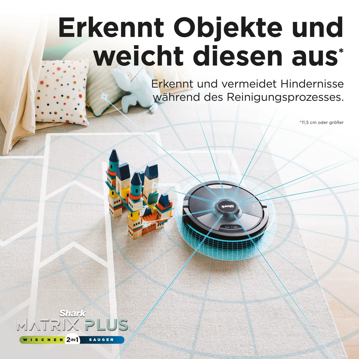 Shark Matrix Plus 2-in-1 Saug- und Wischroboter