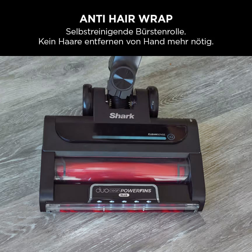 Shark Stratos Akku-Staubsauger mit selbstreinigender Bürstenrolle, Clean Sense iQ und Flexology