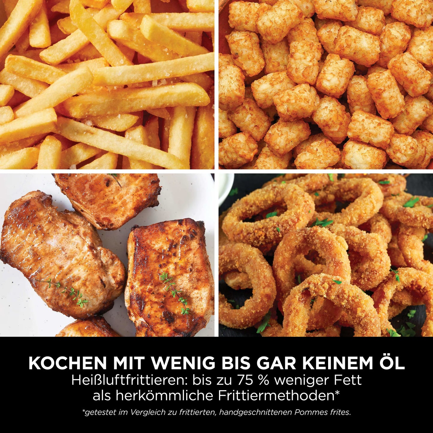 Ninja Double Stack XL 2-Ebenen Heißluftfritteuse 9,5 L mit Smart Cook System