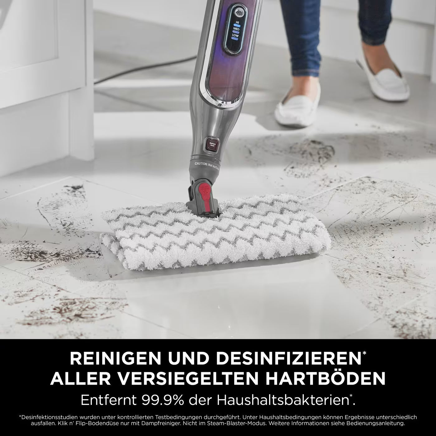 Shark Klik n' Flip automatischer Dampfreiniger