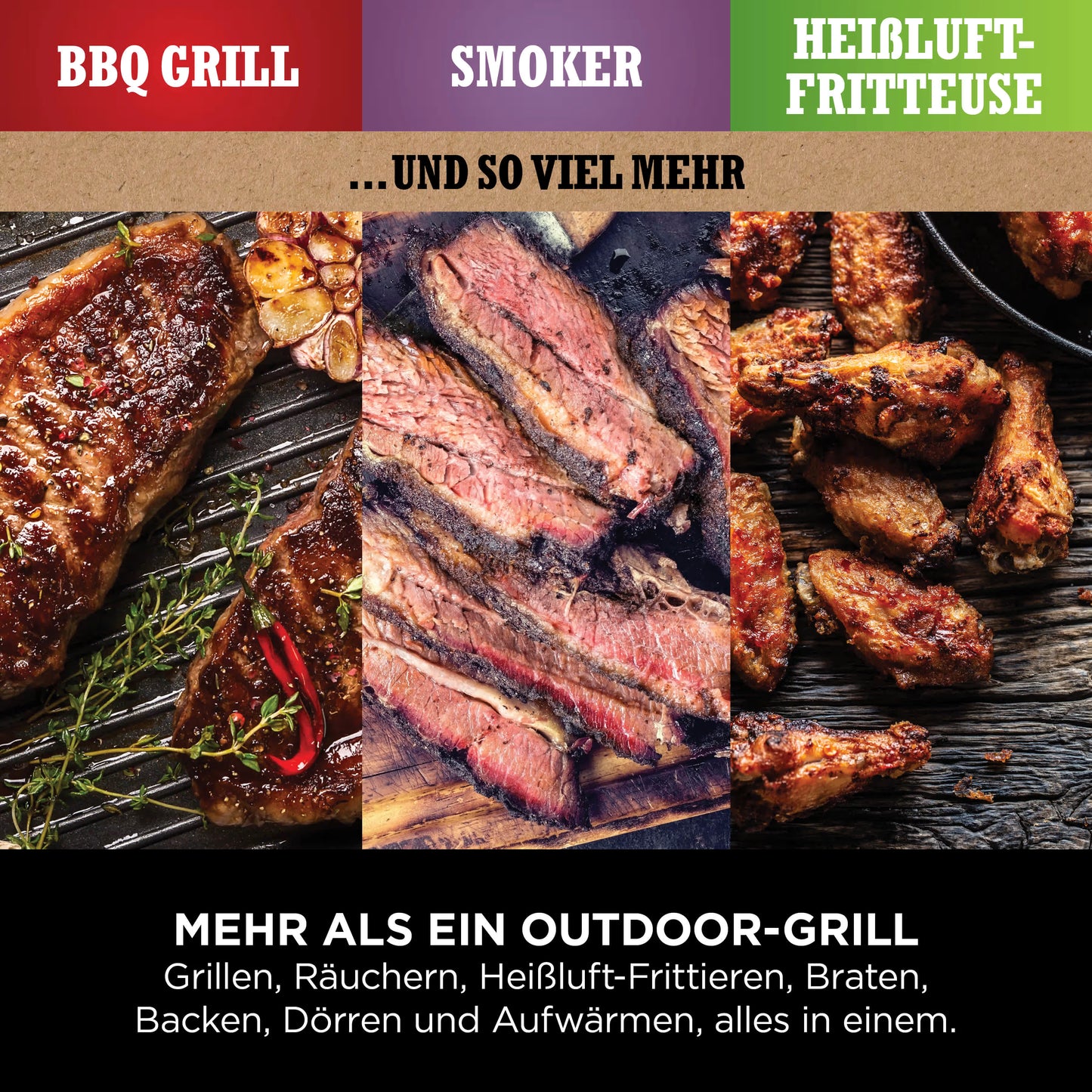 Ninja Woodfire Elektrischer Outdoor Grill & Smoker