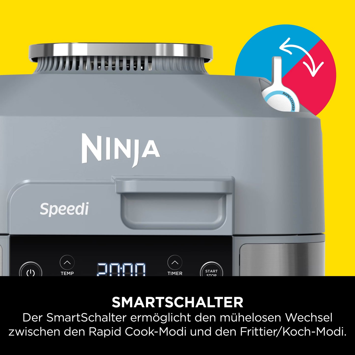 Ninja Speedi Rapid Cooking System & Heißluftfritteuse