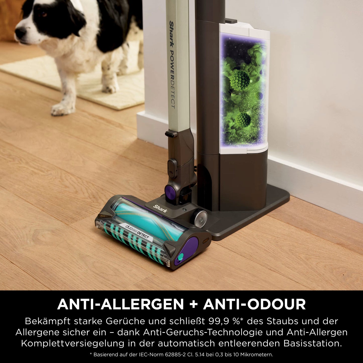 Shark PowerDetect Clean & Empty Akku-Staubsauger für Tierhaare
