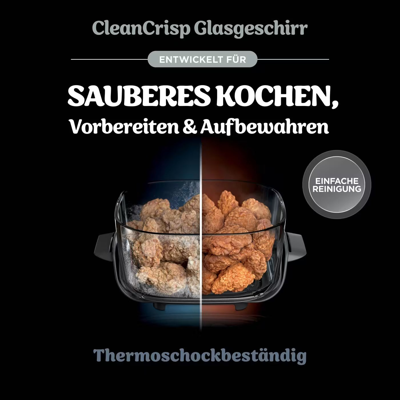 Ninja Crispi CleanCrisp Glasbehälter – 3,8L