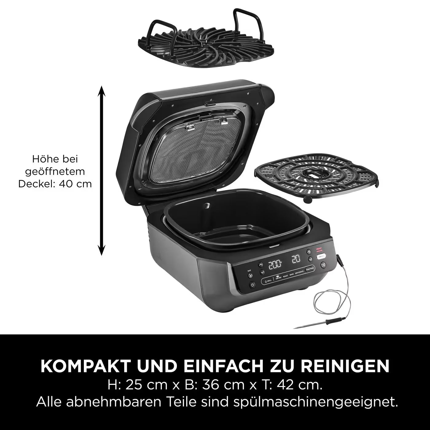 Ninja 5-in-1 Grill & Heißluftfritteuse