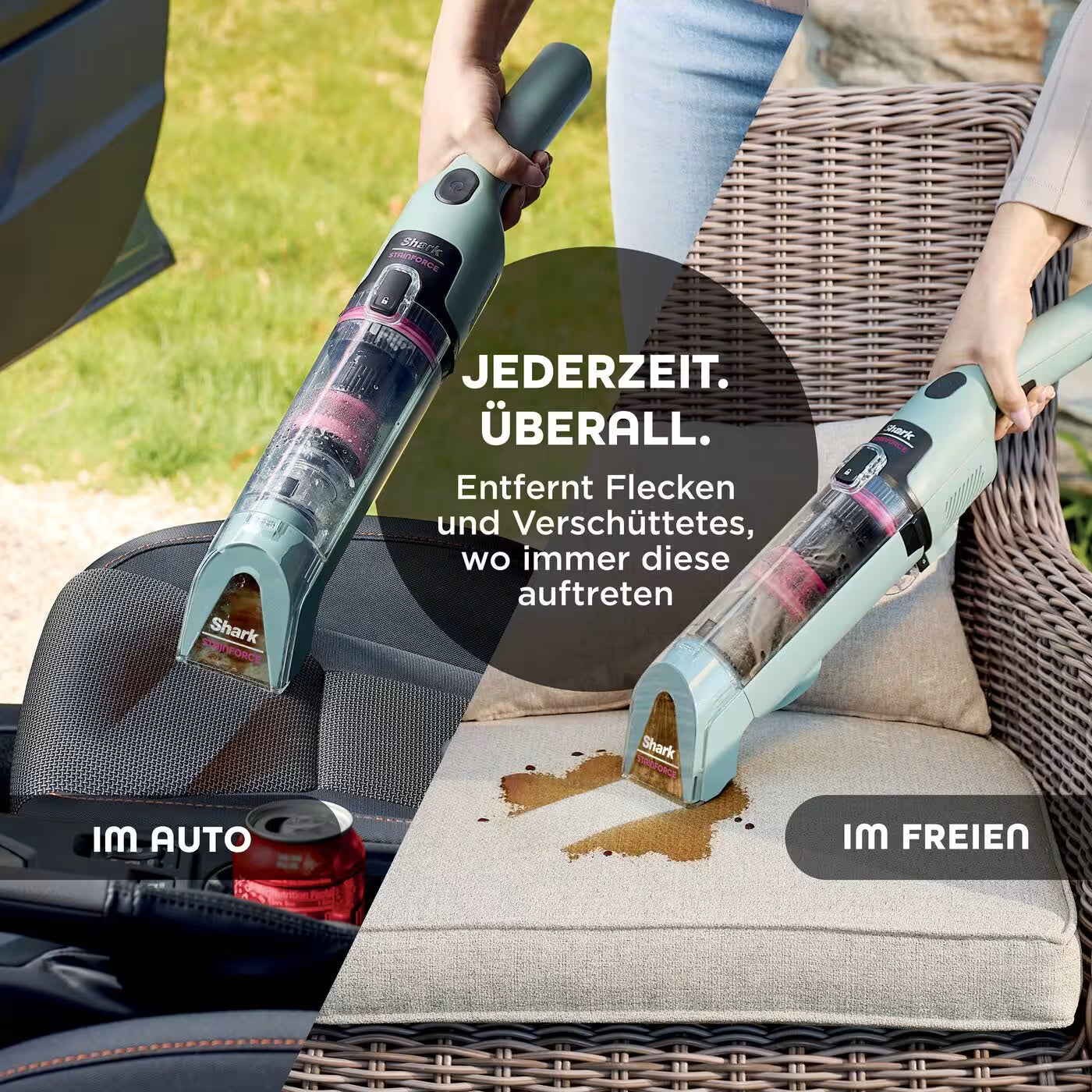 Shark StainForce kabelloser Flecken- und Polsterreiniger HX100EUCP