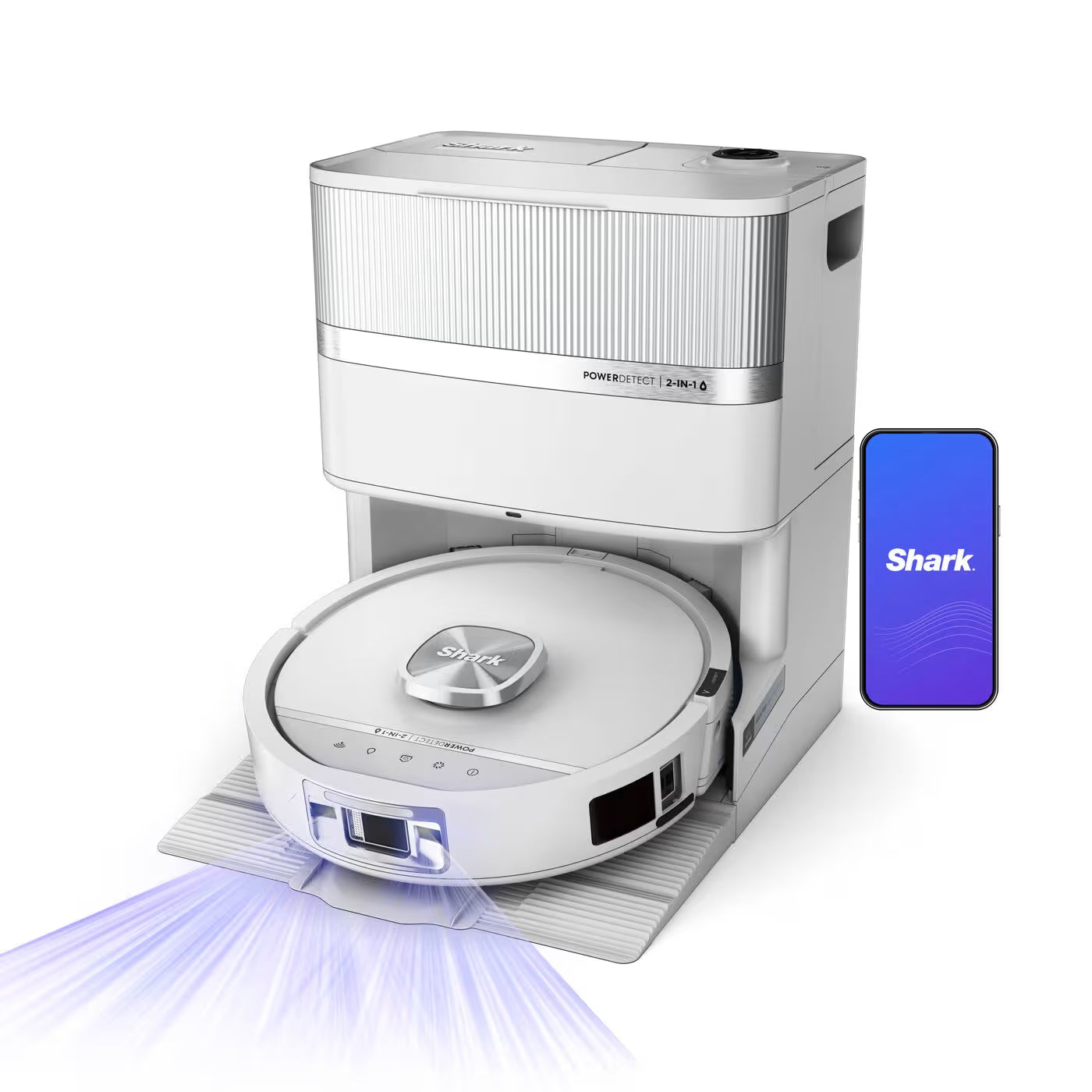 Shark PowerDetect UV Reveal 2-in-1 Saug- und Wischroboter – Weiß