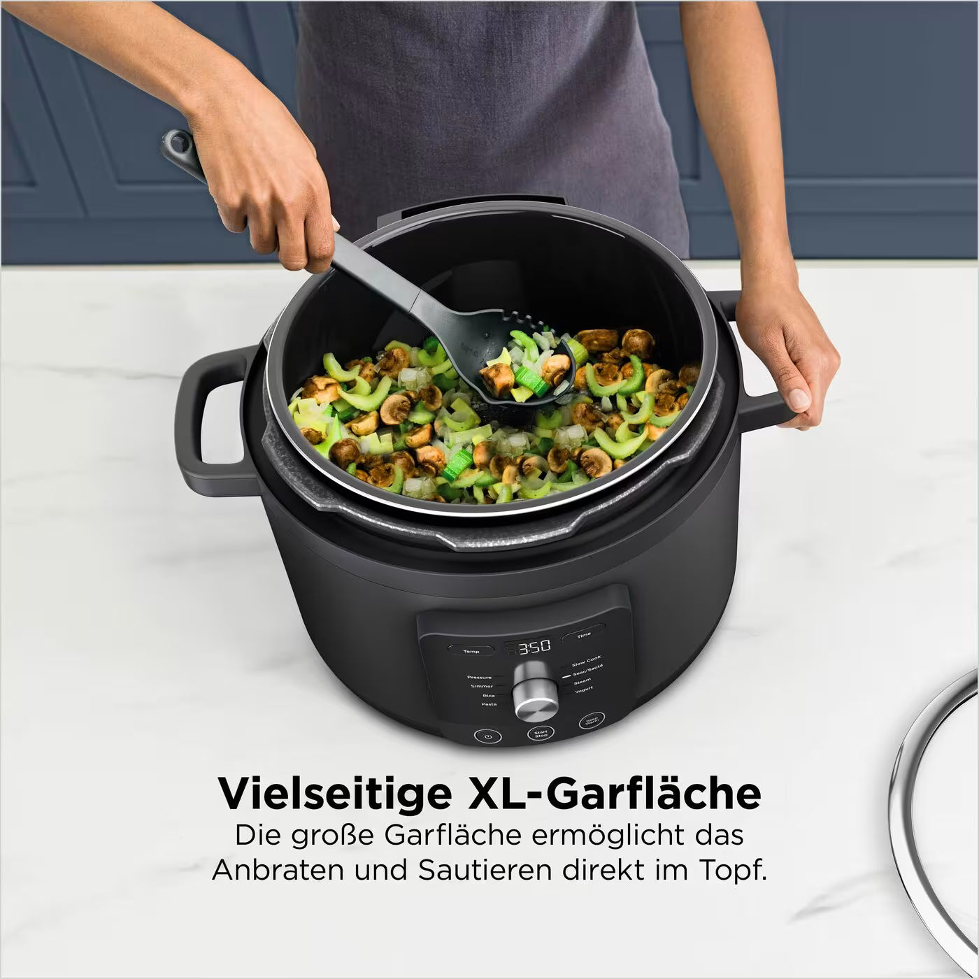 Ninja HyperHeat 9-in-1 Schnellkochtopf und Reiskocher mit 6 Liter Fassungsvermögen
