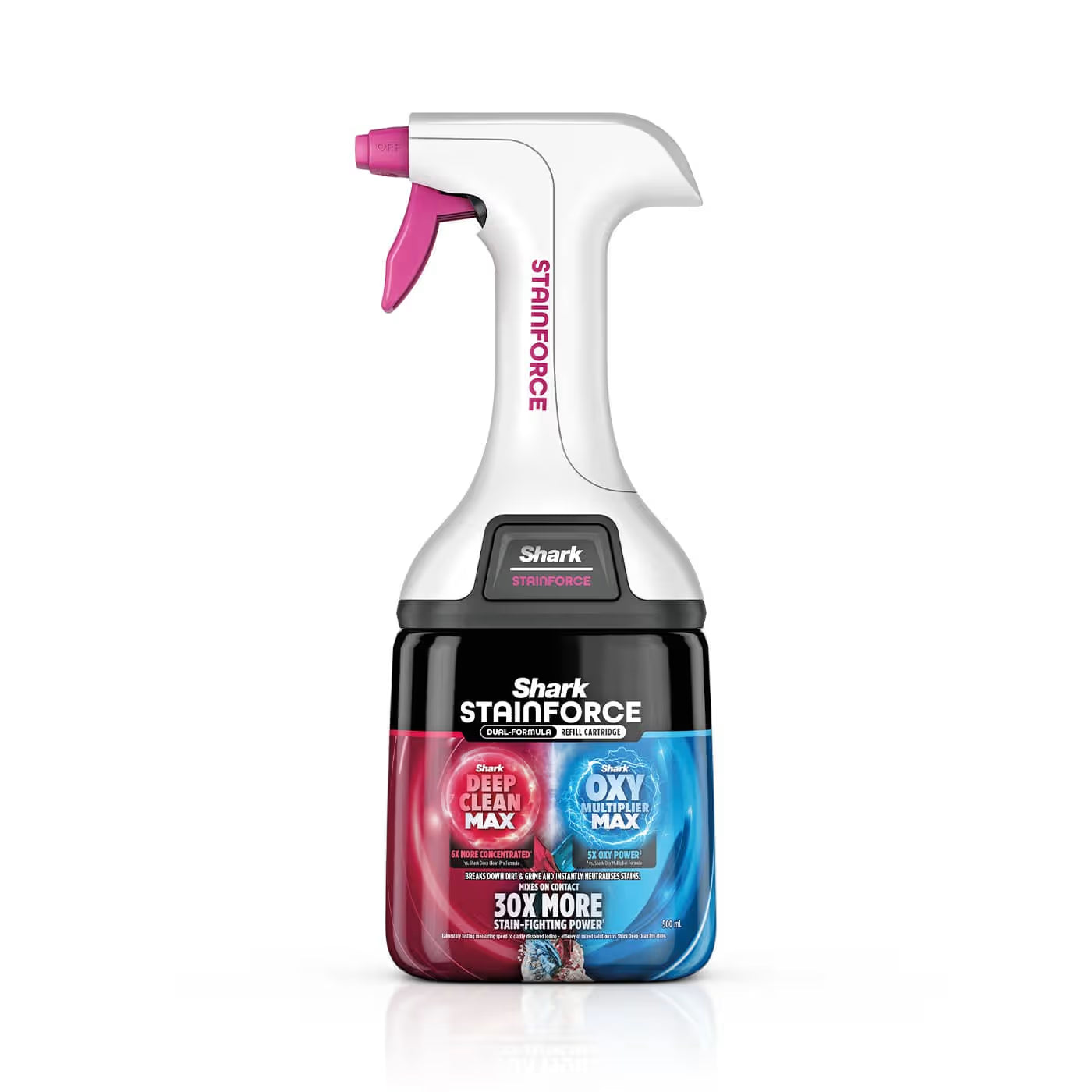 Shark StainForce 500-ml-Nachfüllpackung mit Doppelformel und wiederverwendbarem Sprühkopf