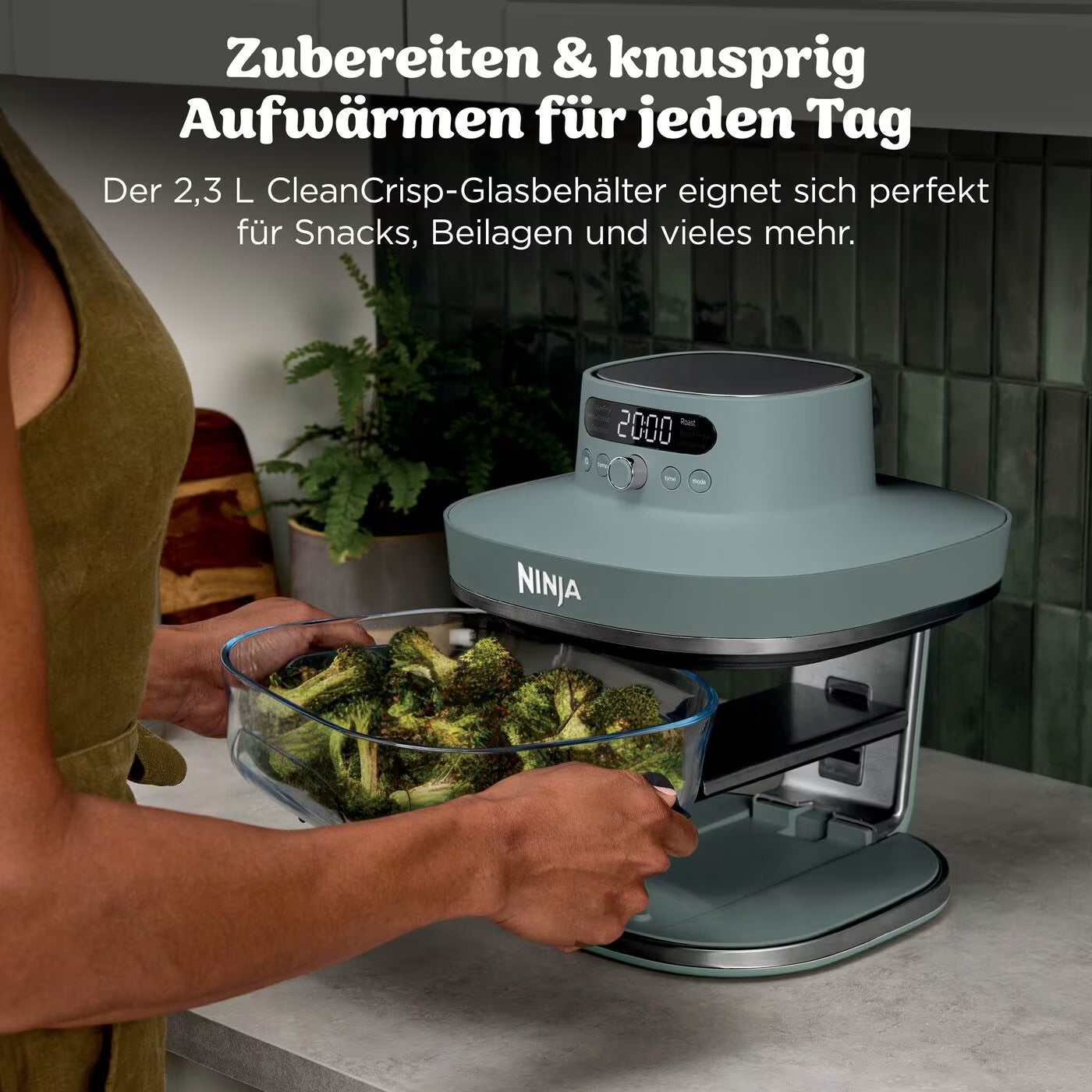 Ninja CRISPi PRO 7-in-1 Glas-Air-Fryer - Family Set