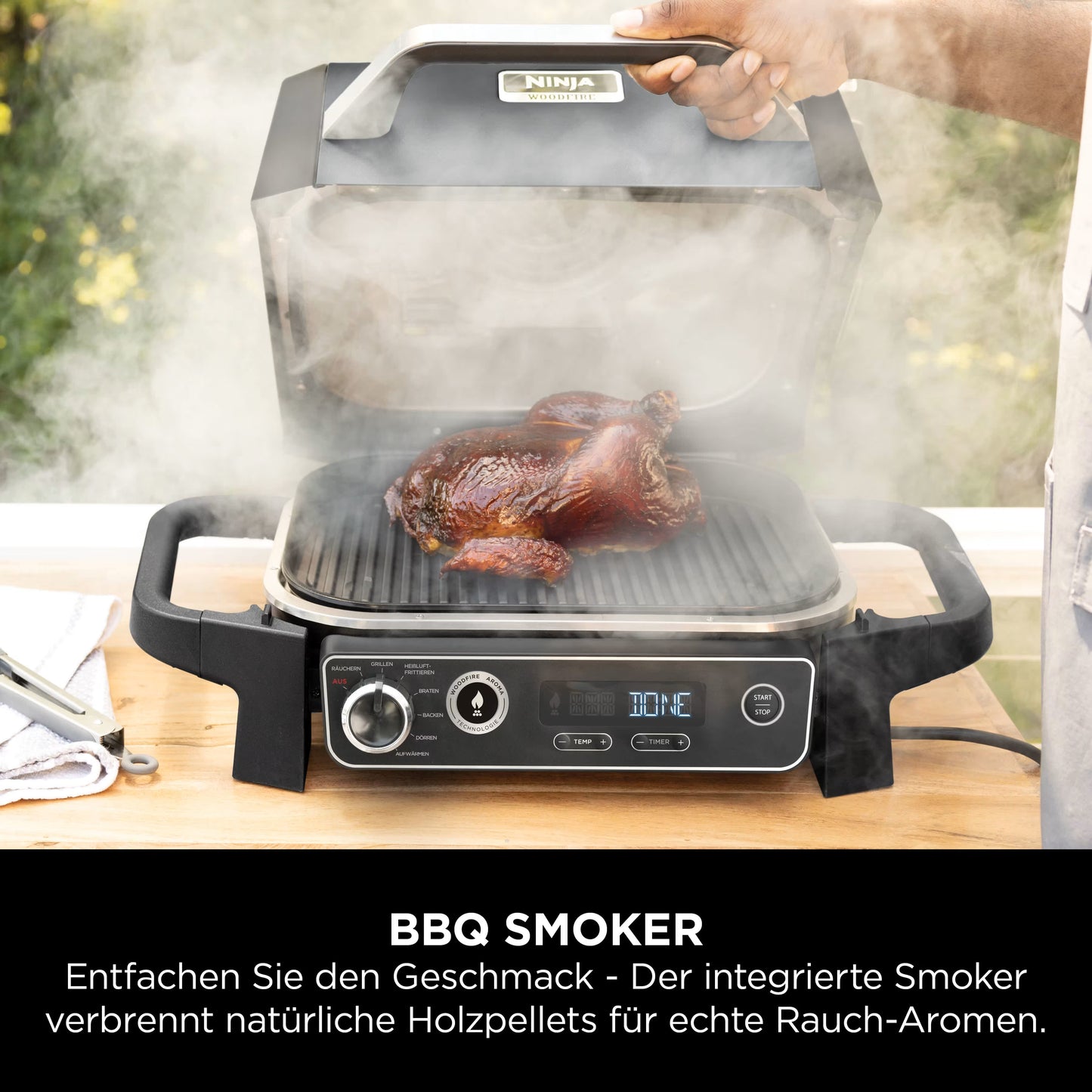 Ninja Woodfire Elektrischer Outdoor Grill & Smoker
