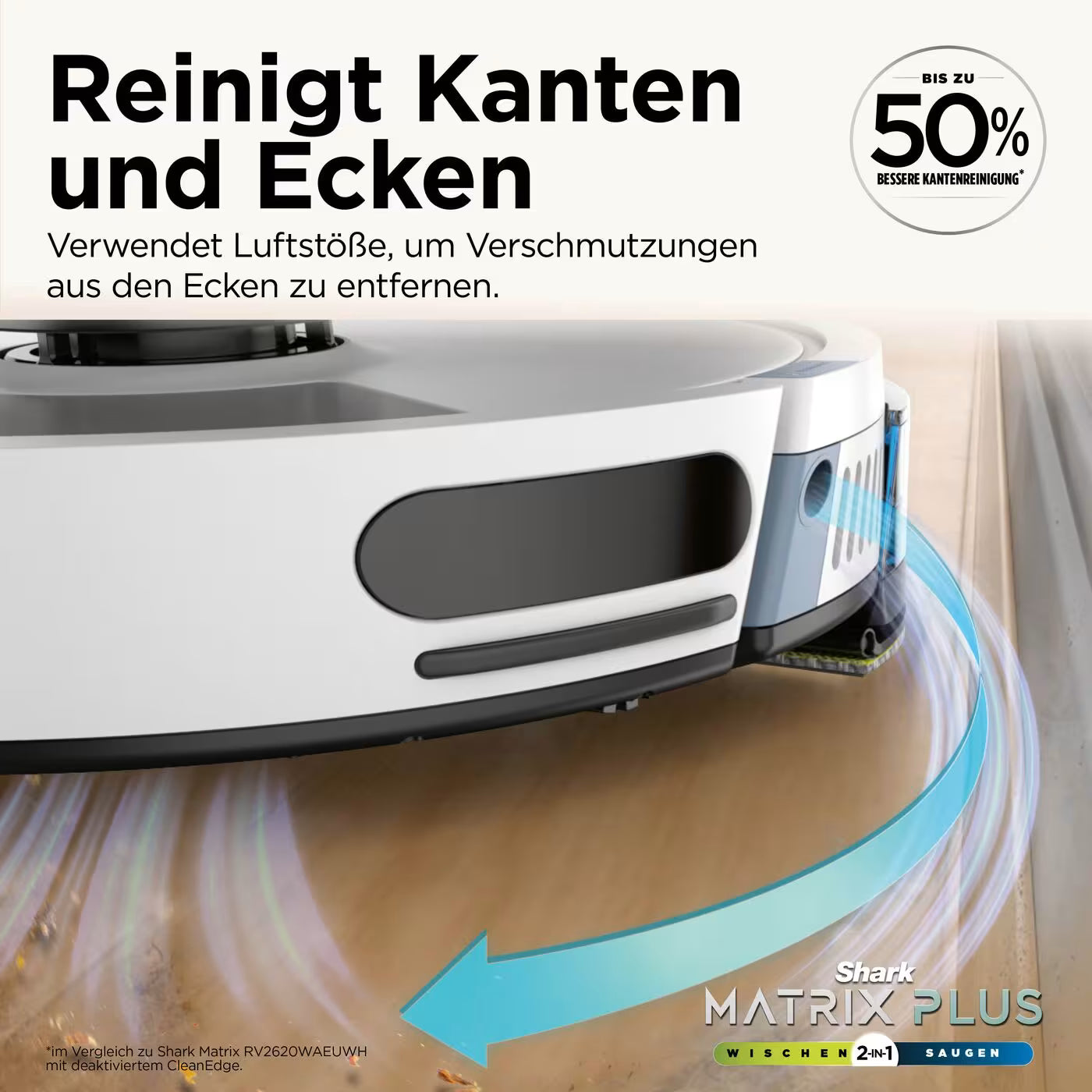 Shark Matrix Plus 2-in-1 Wischen & Saugen mit automatischem Entleerungssystem