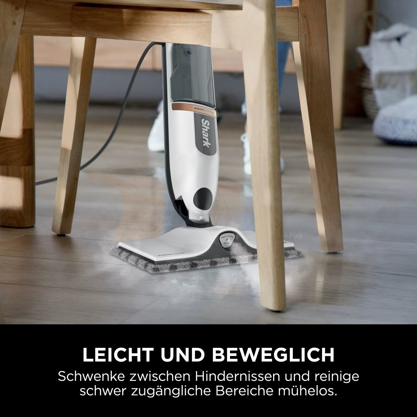 Shark SteamSpot mit Steam Blaster-Technologie