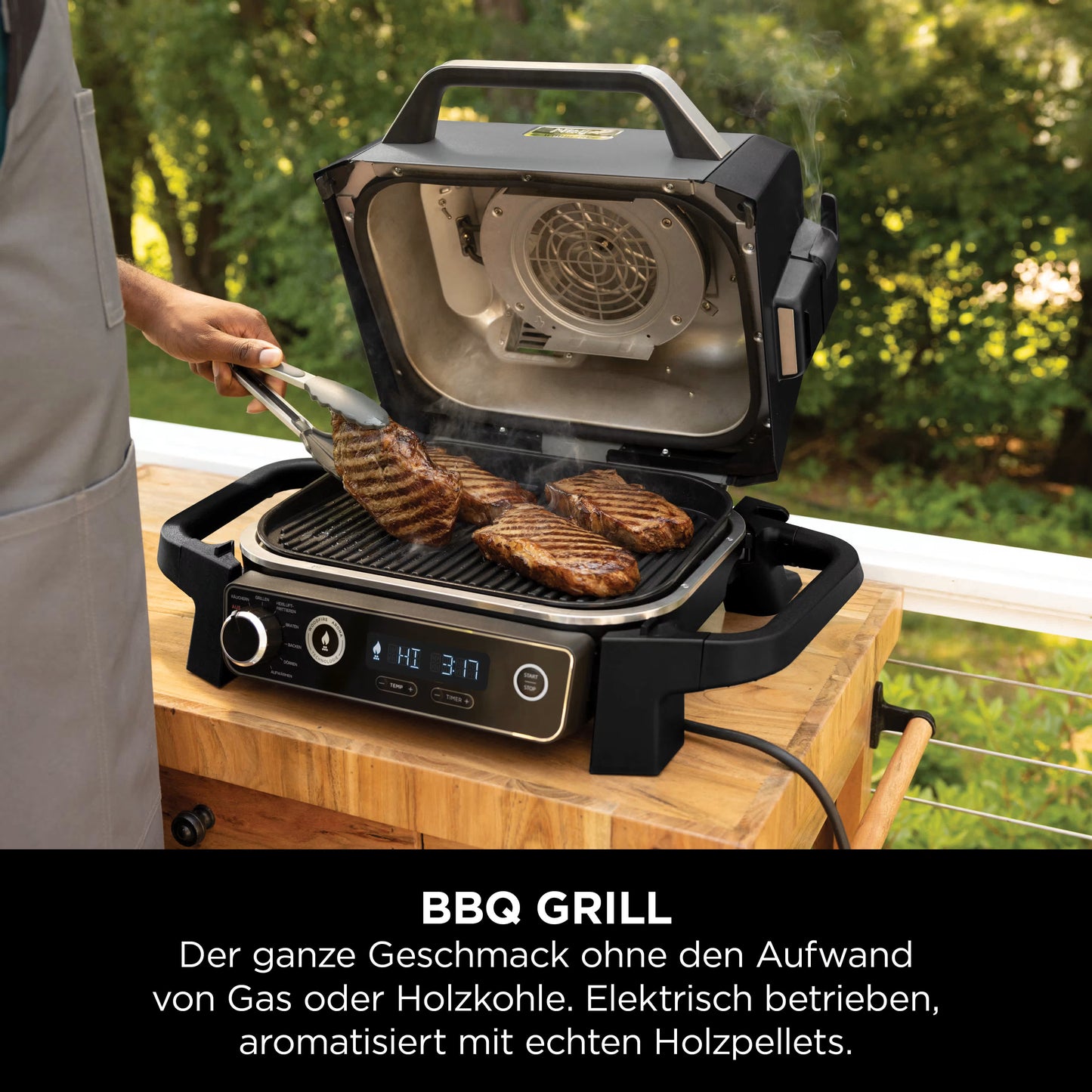 Ninja Woodfire Elektrischer Outdoor Grill & Smoker