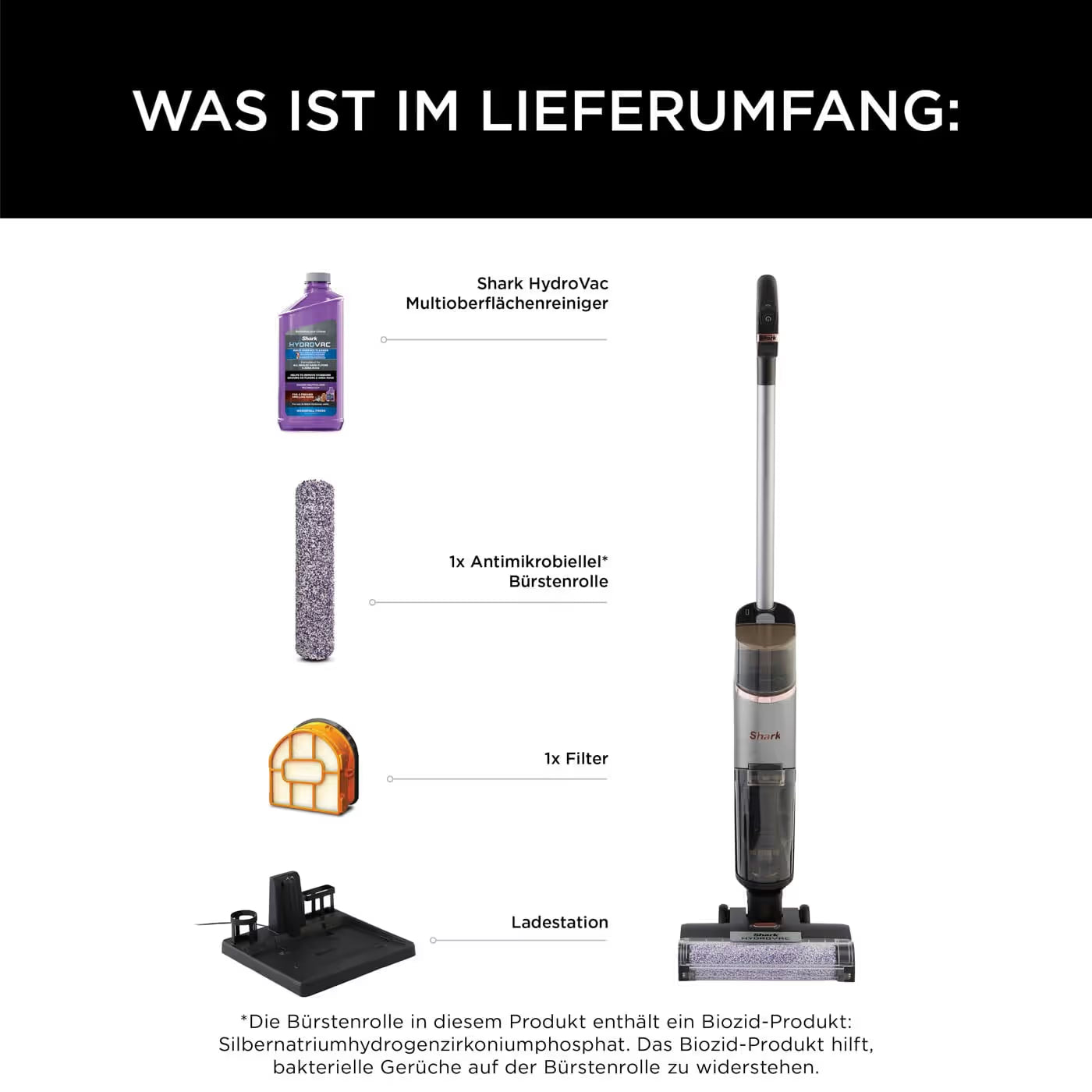 Hydrovac - kabelloser Nass - und Trockensauger