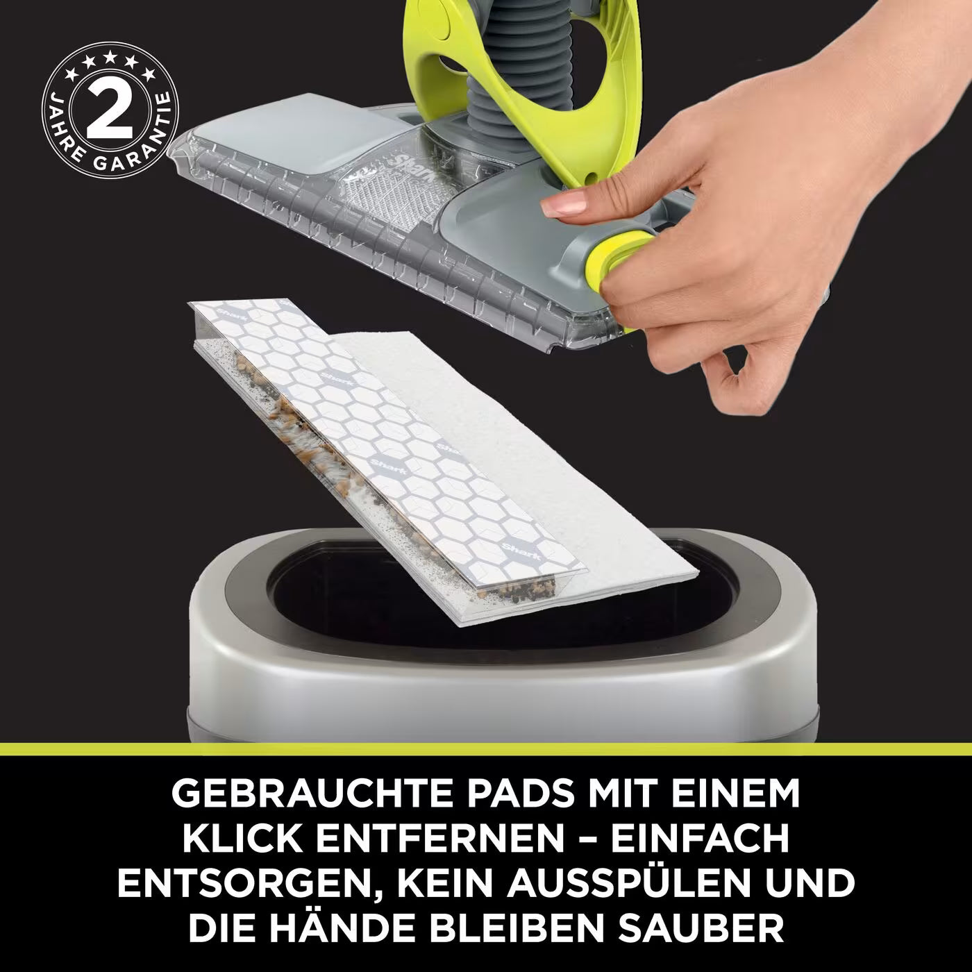 Shark VacMop 2-in-1 kabelloser Staubsauger und Sprühmopp