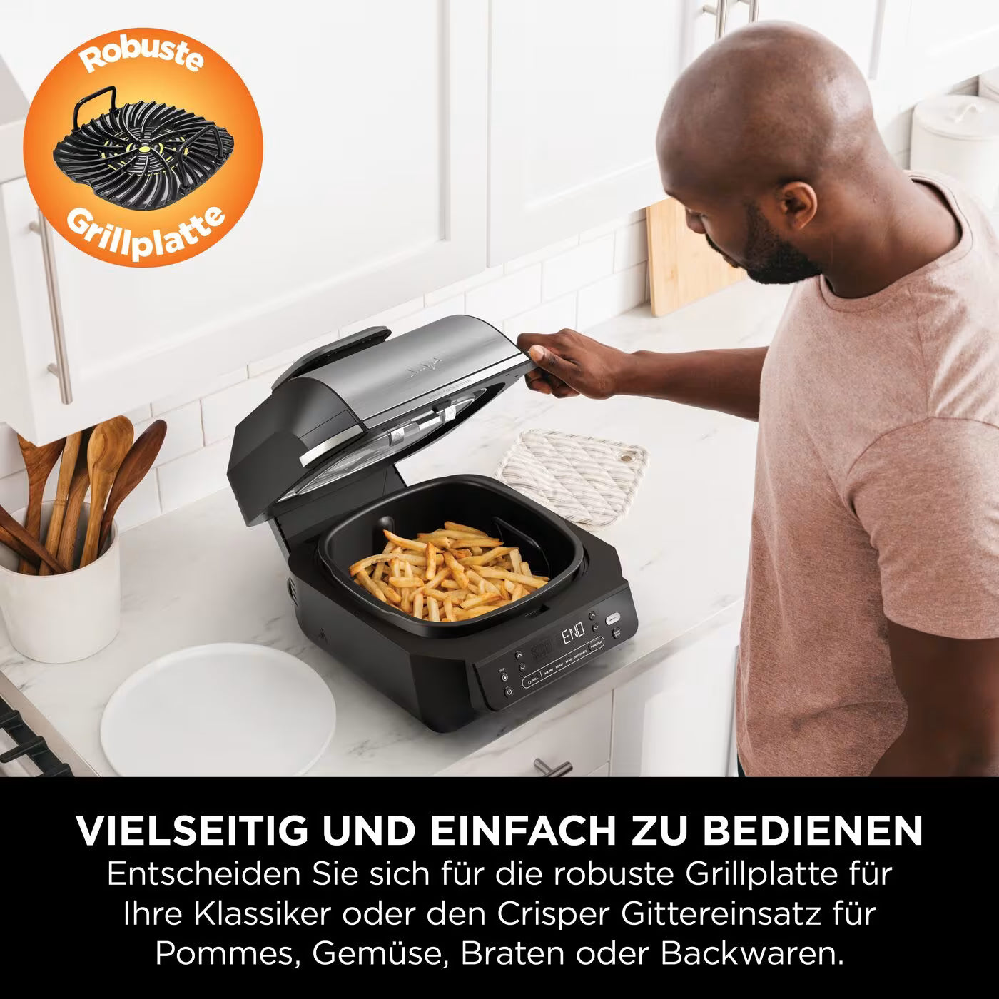 Ninja 5-in-1 Grill & Heißluftfritteuse