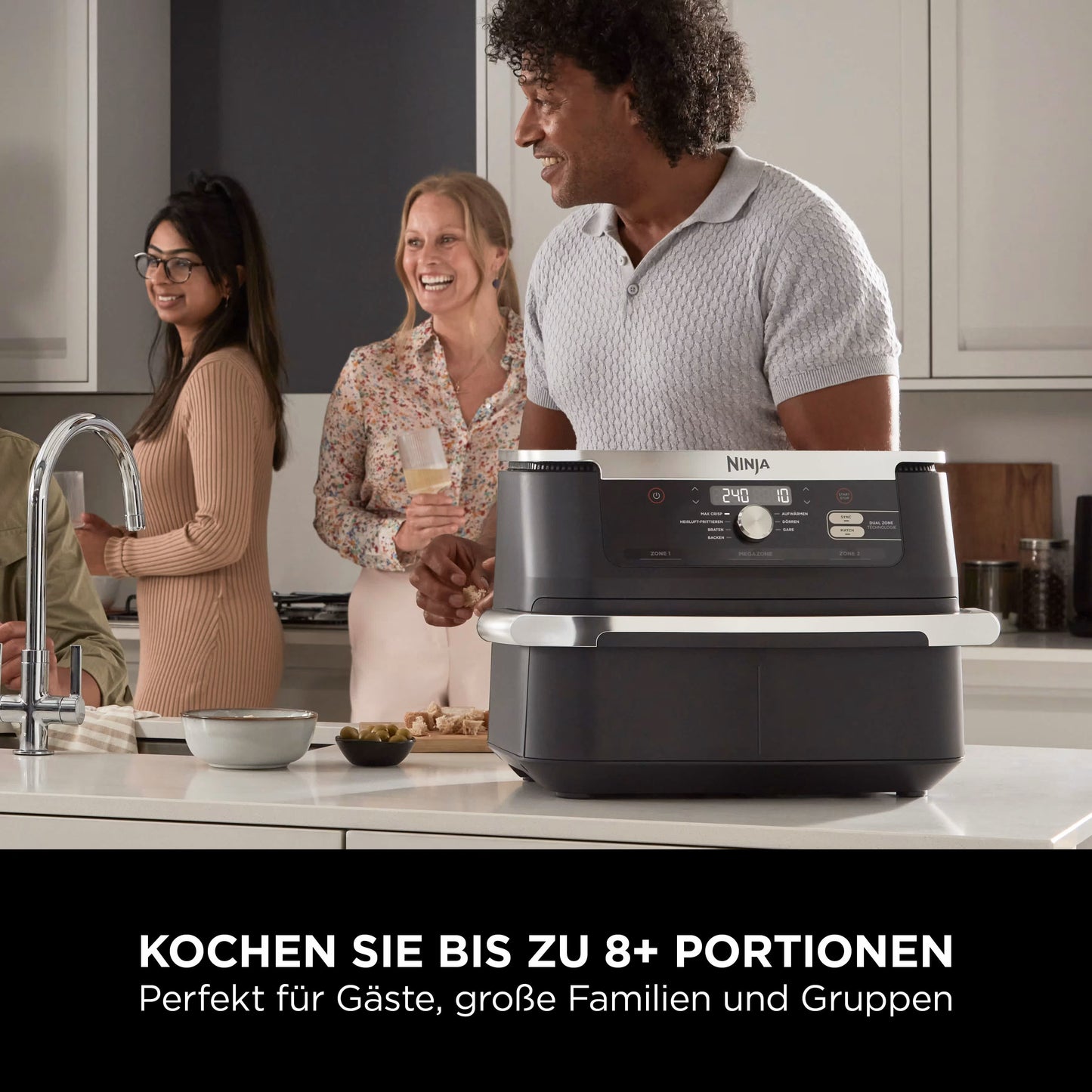 Ninja Foodi FlexDrawer 10,4 L Heißluftfritteuse