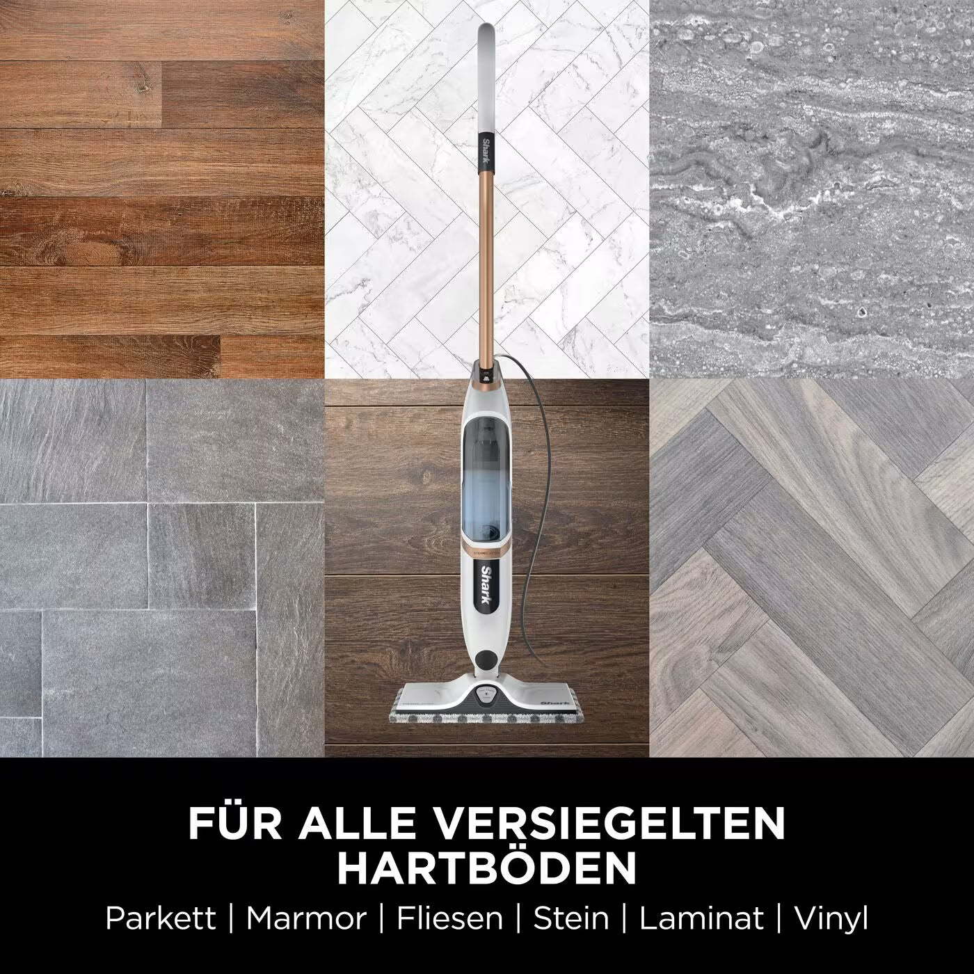 Shark SteamSpot mit Steam Blaster-Technologie