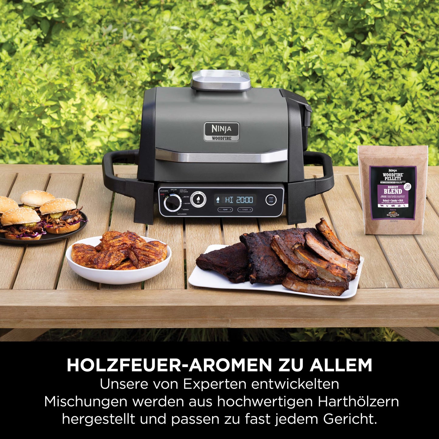 Ninja Woodfire Elektrischer Outdoor Grill & Smoker