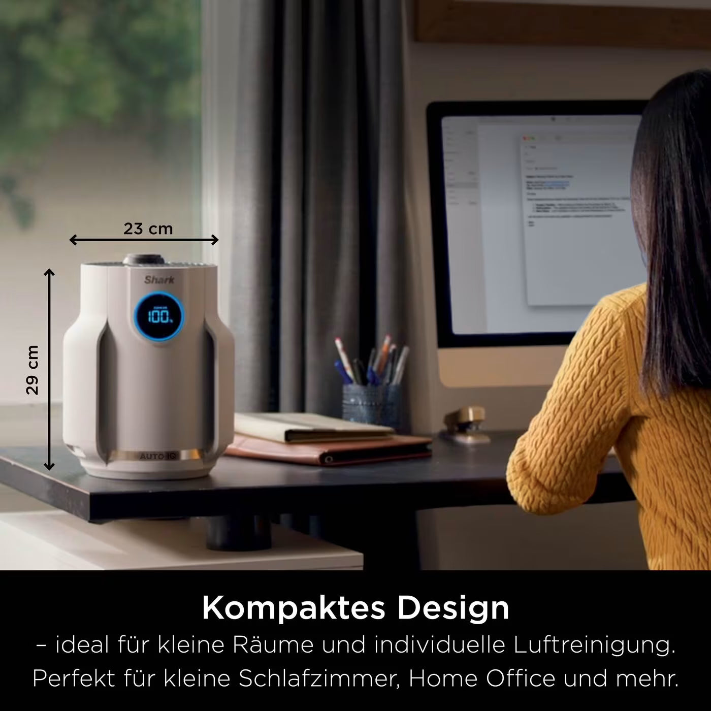 Shark NeverChange Luftreiniger Compact Pro für bis zu 5 Jahre