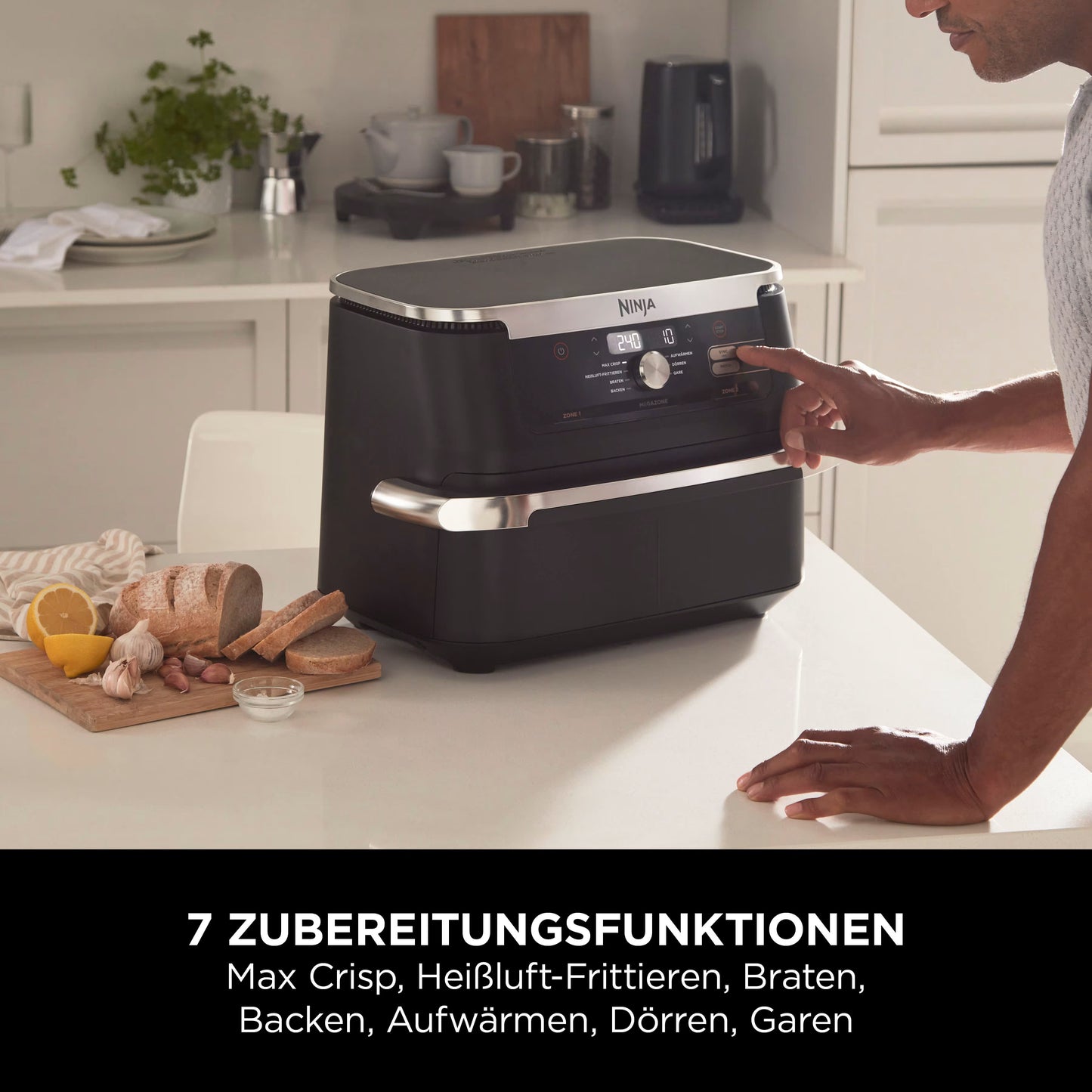 Ninja Foodi FlexDrawer 10,4 L Heißluftfritteuse