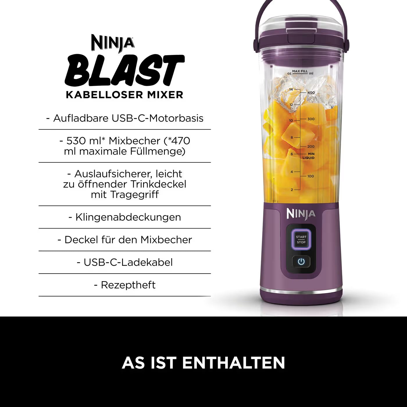 Ninja Blast Kabelloser Mixer