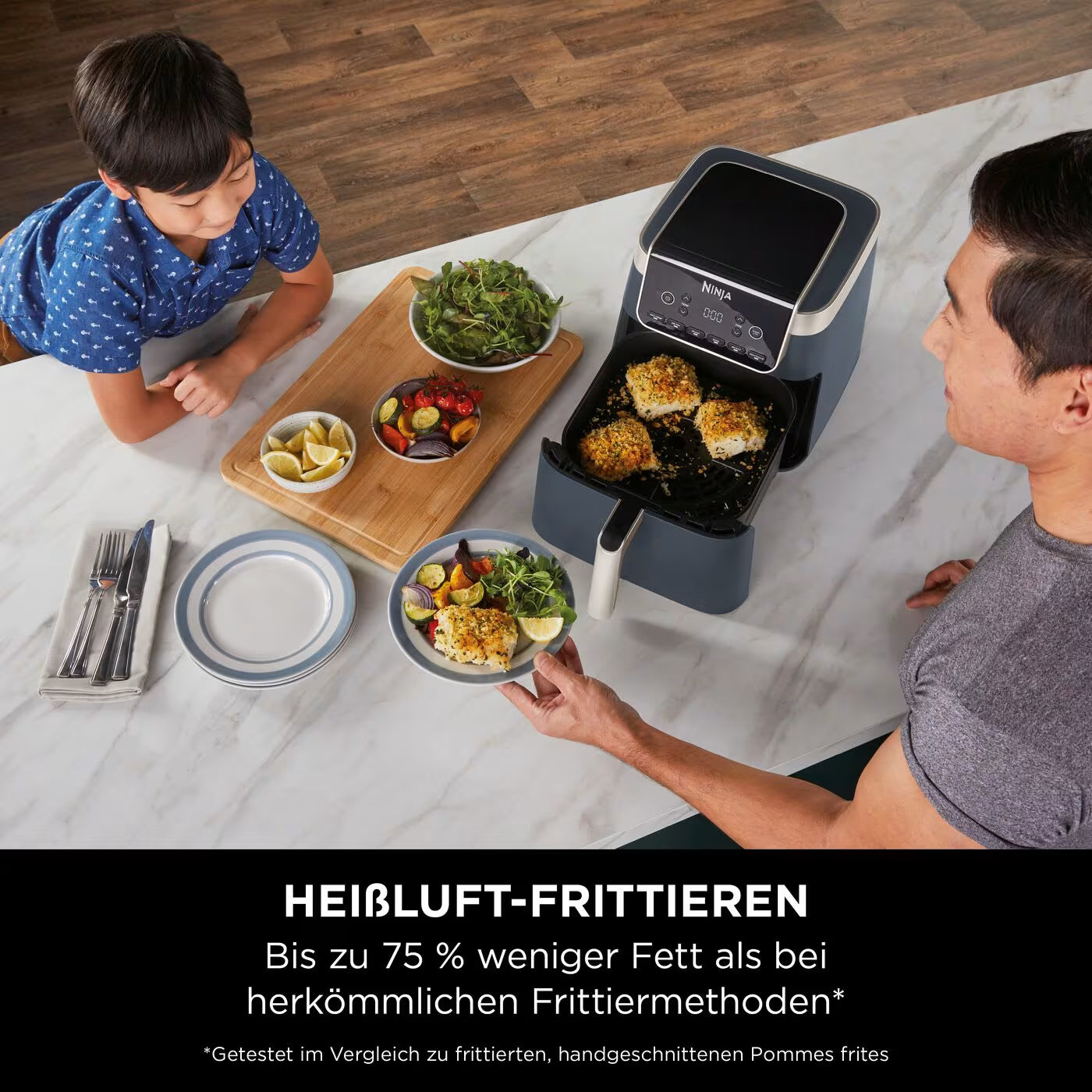 Ninja Heißluftfritteuse Max Pro 6,2 L