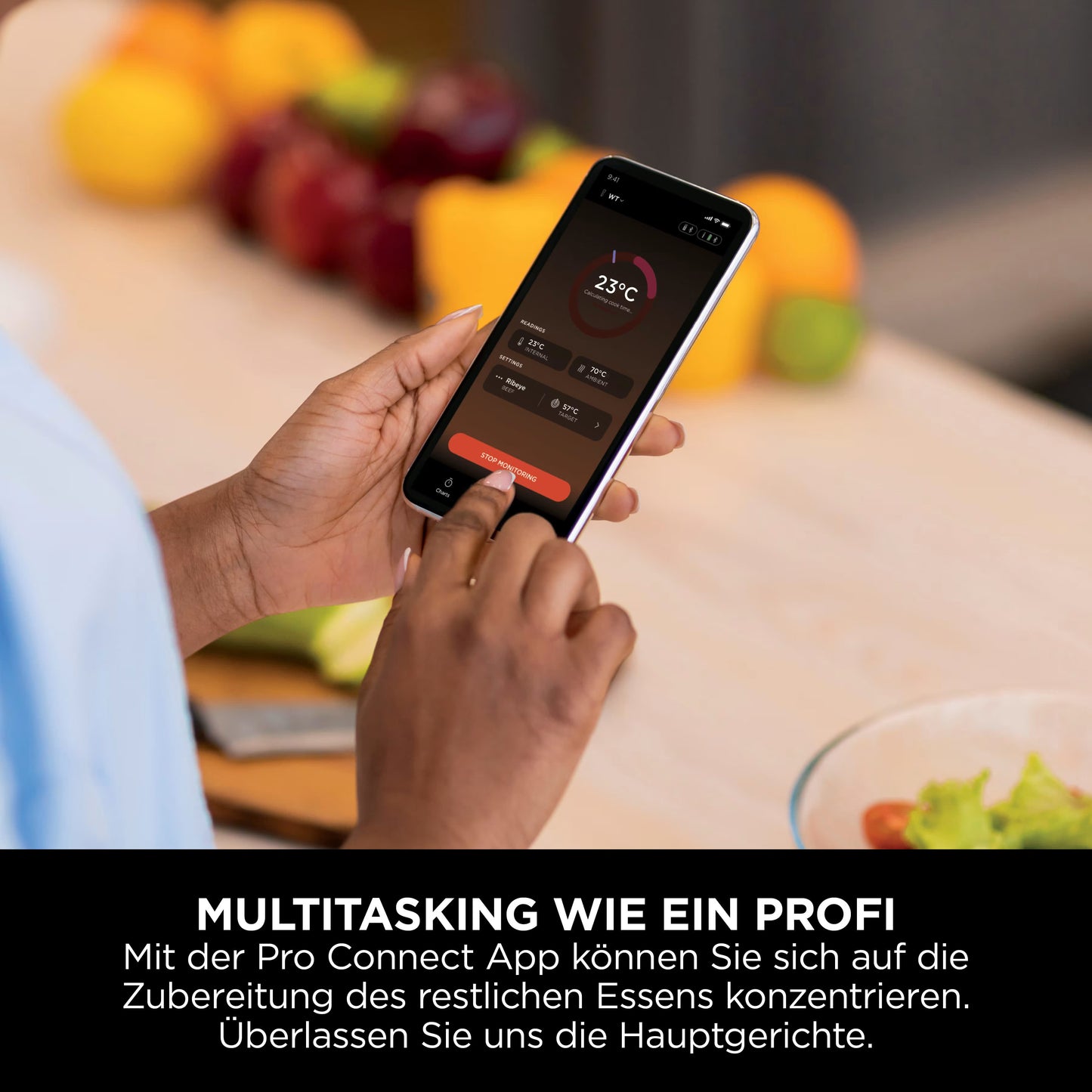 Ninja ProChef Thermometer drinnen & draußen