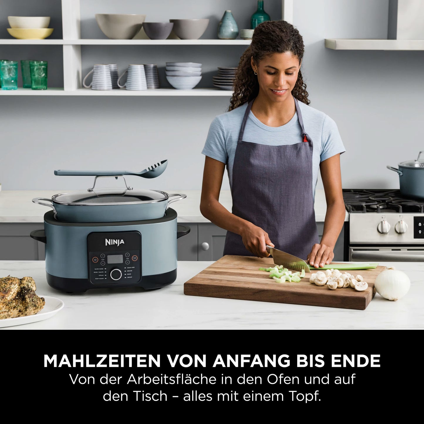 Ninja Foodi 8-in-1 PossibleCooker Digitaler Slow Cooker und Multikocher