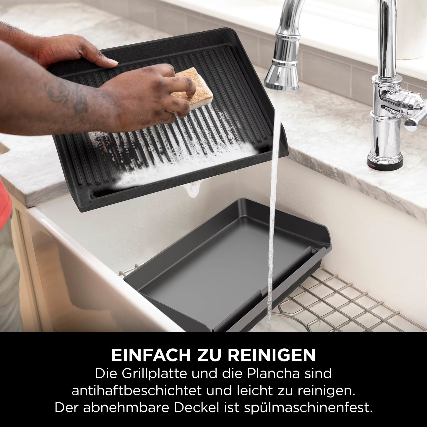 Ninja Sizzle Grillplatte und Plancha