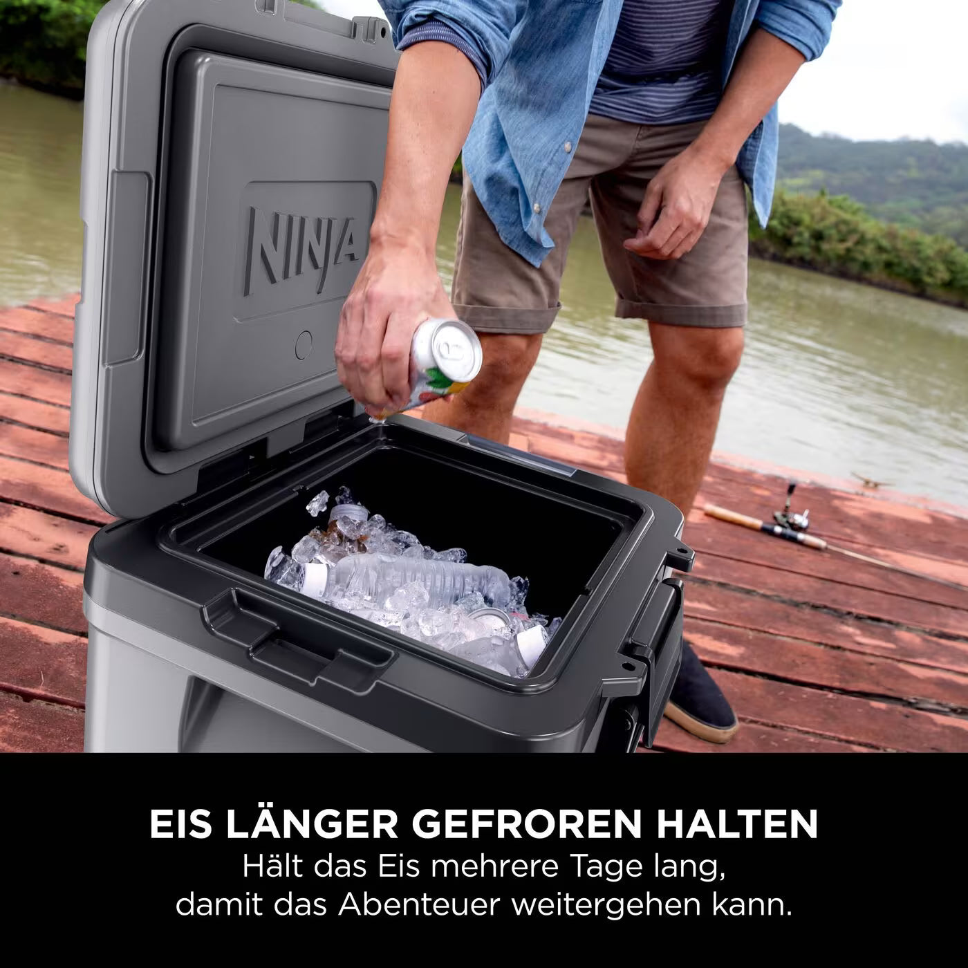 Ninja FrostVault 28L Kühlbox mit Rädern und Trockenzone