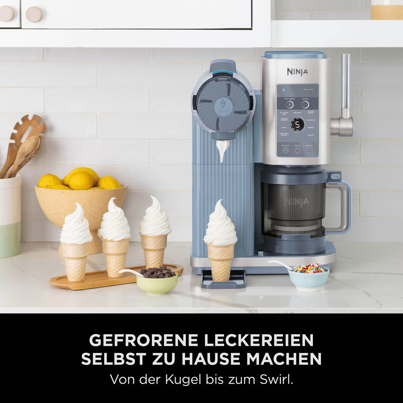 Ninja CREAMi Scoop & Swirl 13-in-1 Softeis- und Eismaschine