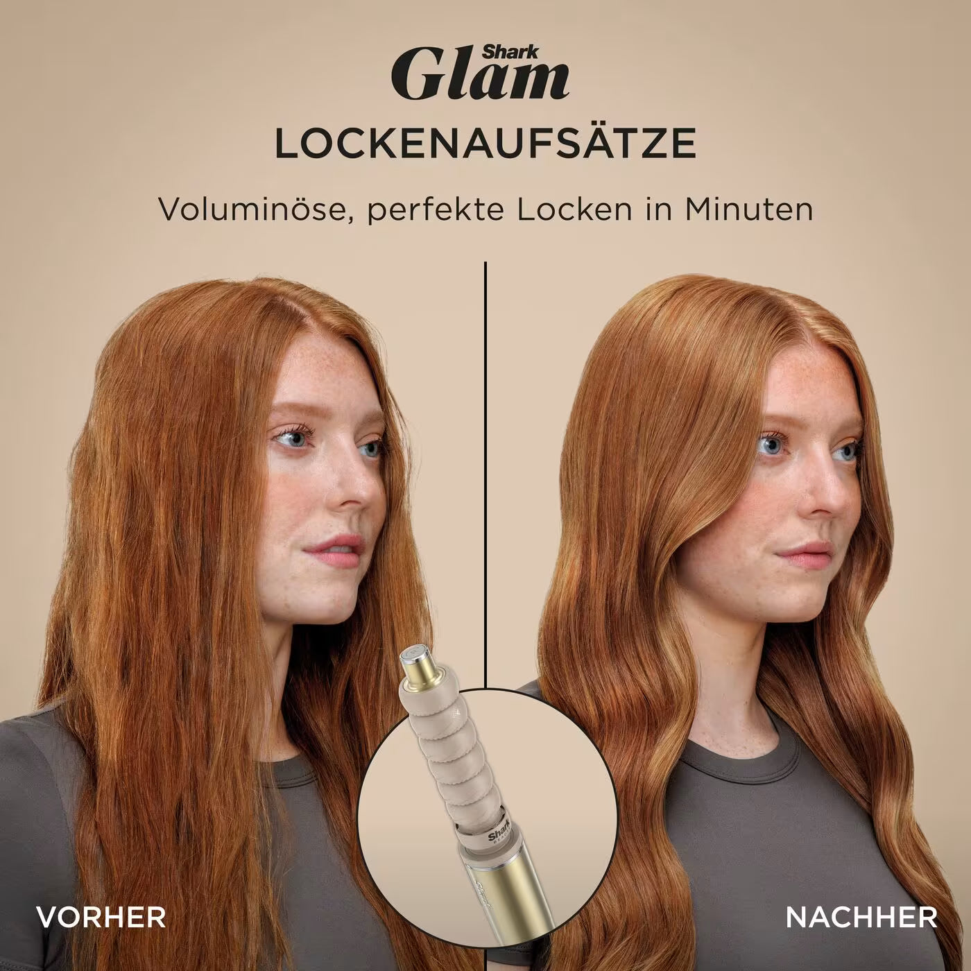 Shark Glam Multistyler für glatte Haare, Wellen und Locken