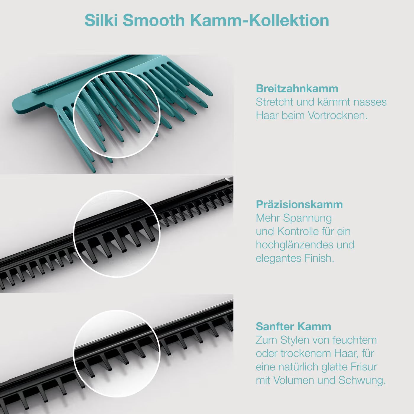 Shark SilkiPro Straight Glätteisen und Haartrockner - Blau
