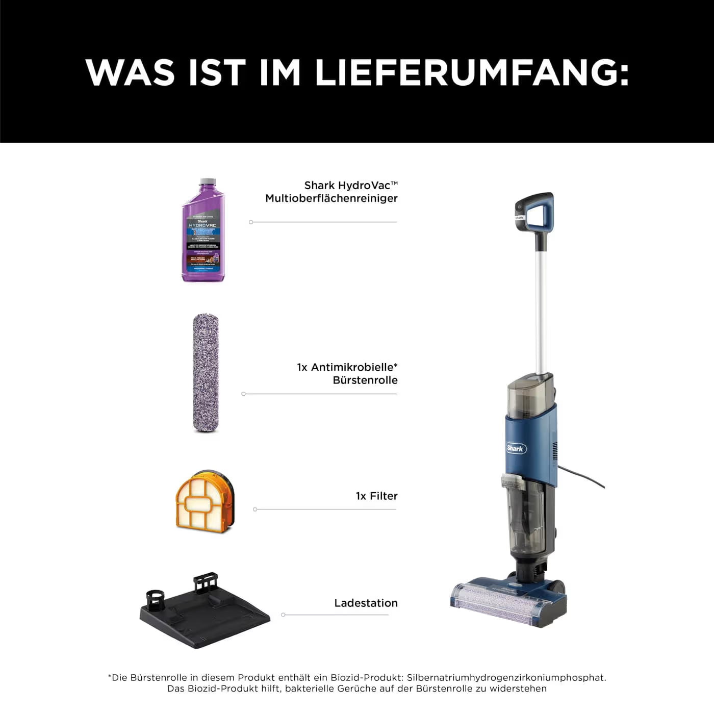 HydroVac - kabelgebundener Nass - und Trockensauger