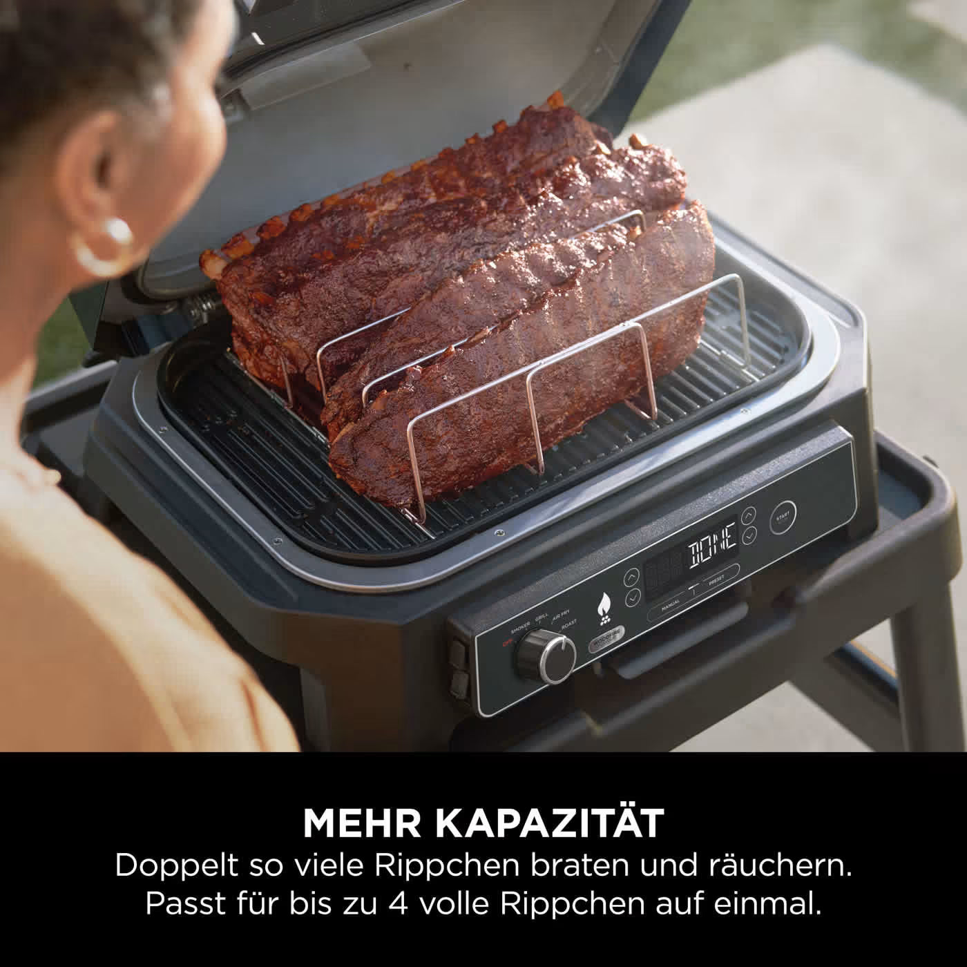 Ninja Woodfire XL Rippchenhalter