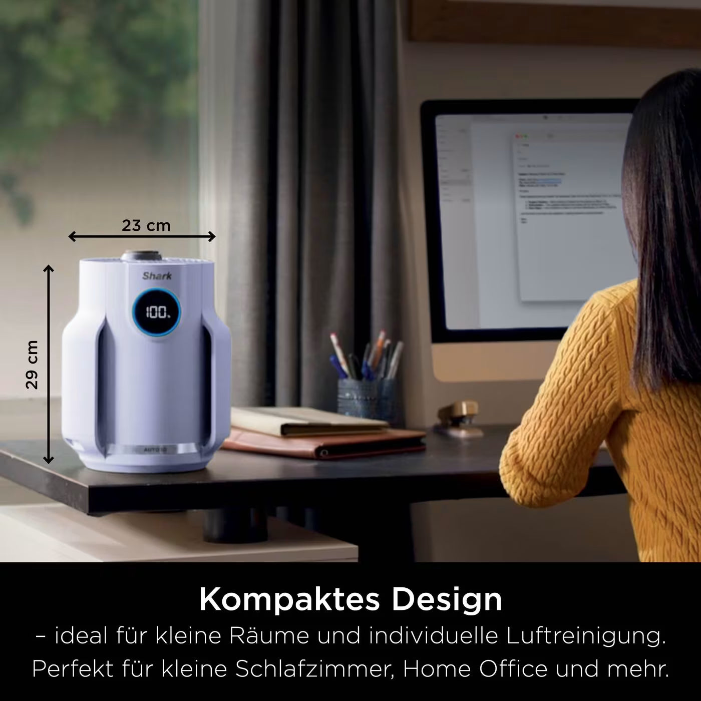 Shark NeverChange Luftreiniger Compact Pro für bis zu 5 Jahre