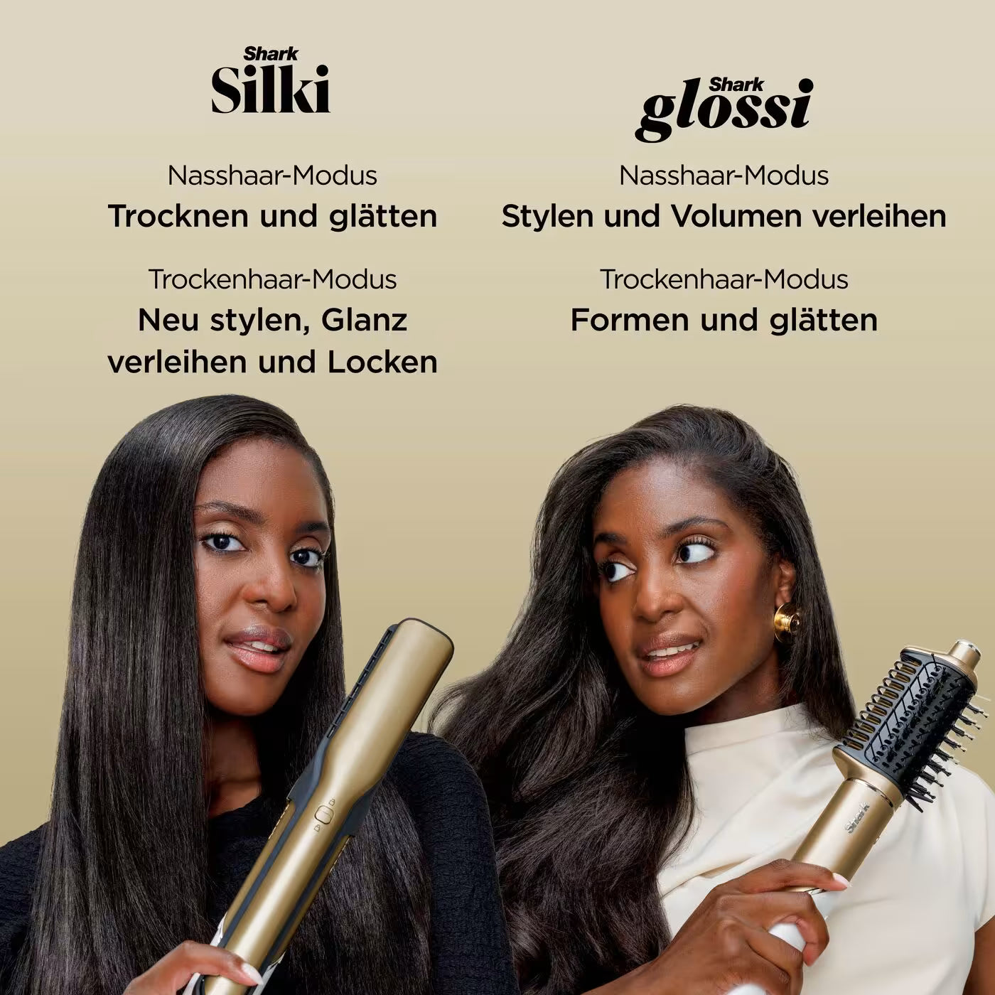 Shark Glam Multistyler für glattes und welliges Haar
